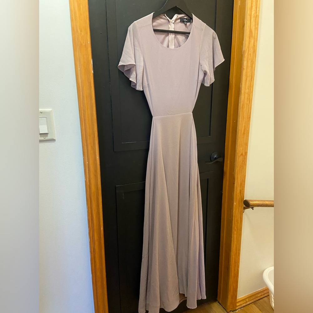 Lulu's Soft Lavender Maxi Dress